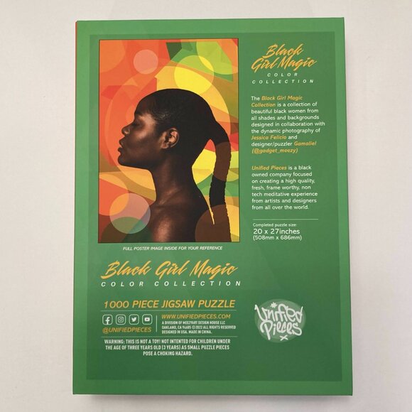 Unified Pieces 'Black Girl Magic Vol 2' - 1000 Piece Puzzle NWOT - Picture 2 of 2